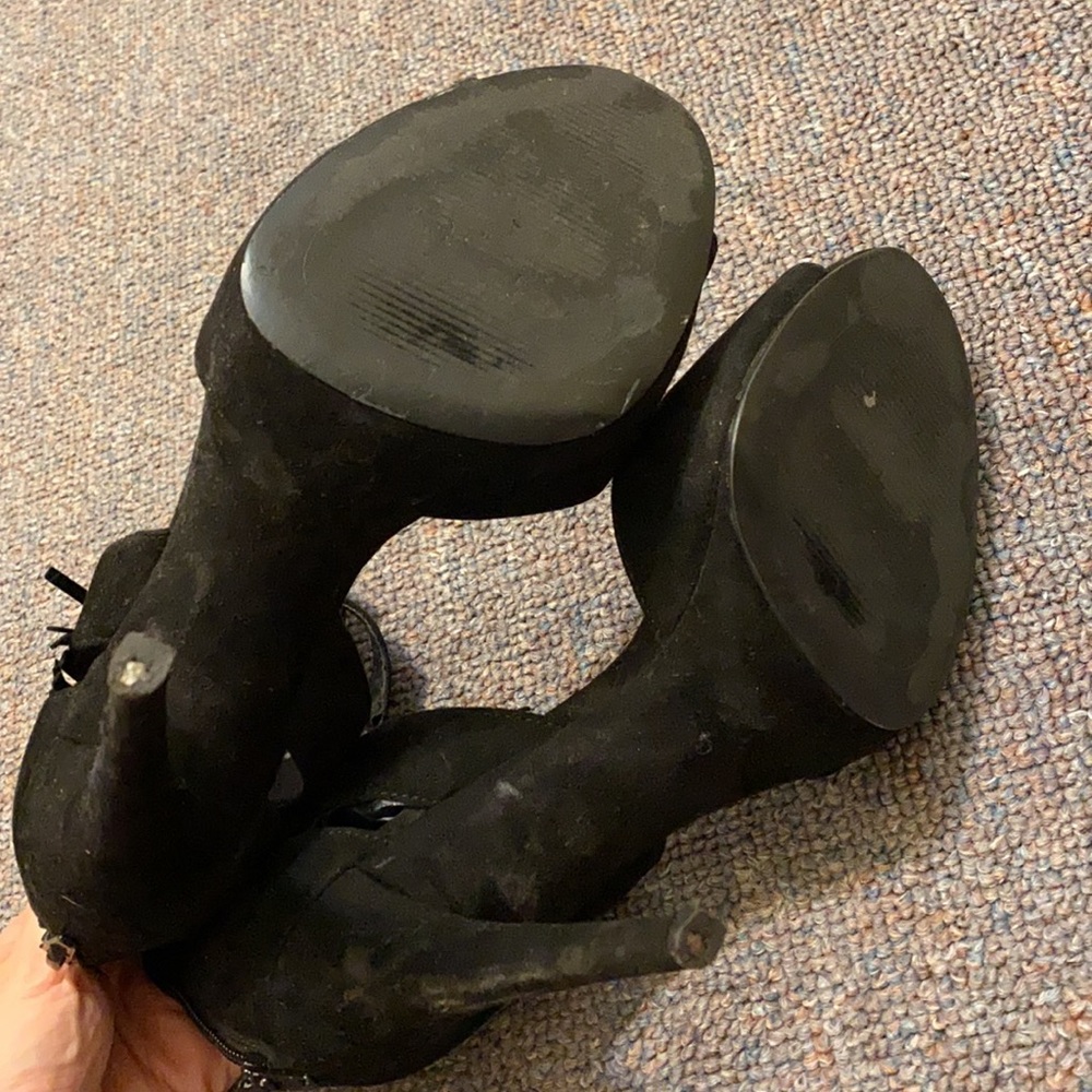 Fringe black heel - Picture 4 of 5